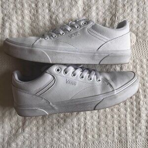 Vans All White Women's Sneakers Size 10